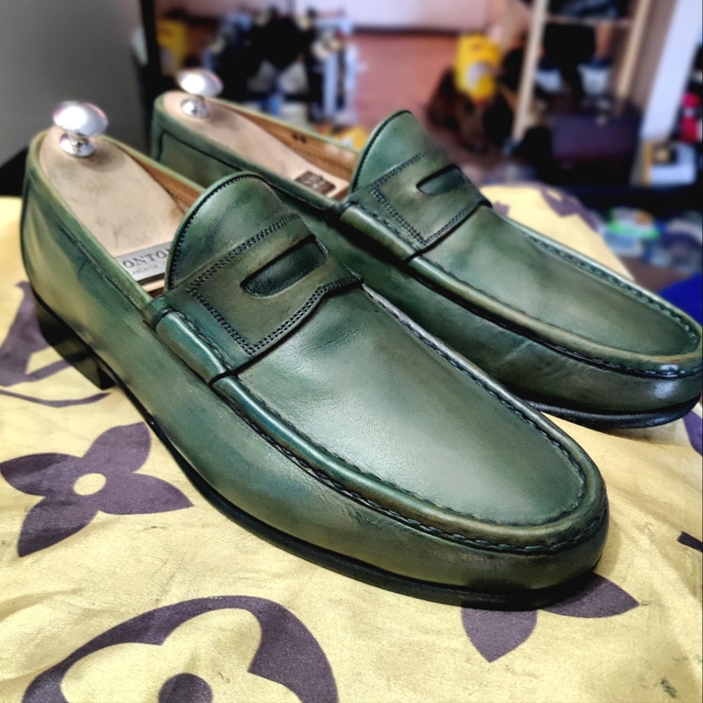 Santoni fatte a mano loafers